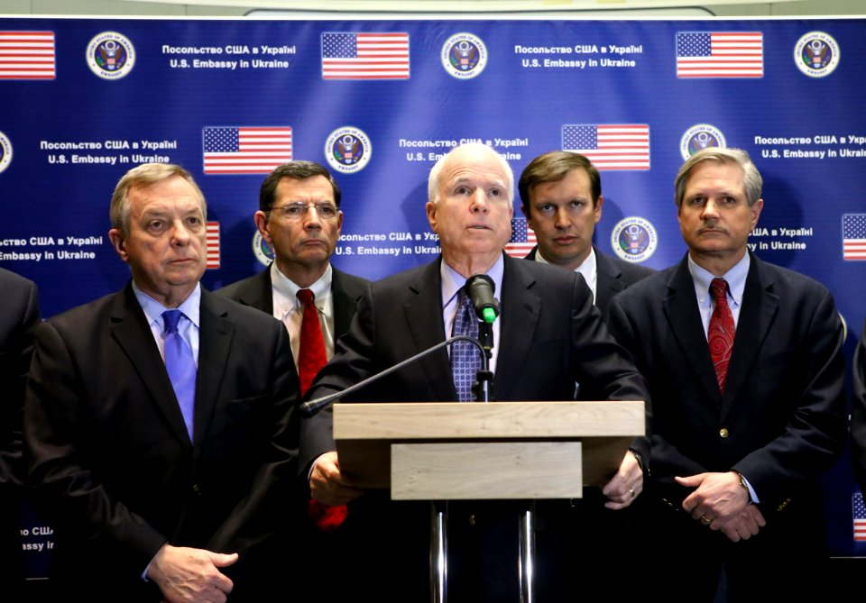 Press Conference, U.S. Cobgressional Delegation in Kyiv, Ukraine, March 15, 2014 (13175200535)