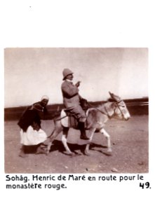 Pressbilder till Ars 11, reprofotografi av bild från resealbum - Hallwylska museet - 87784