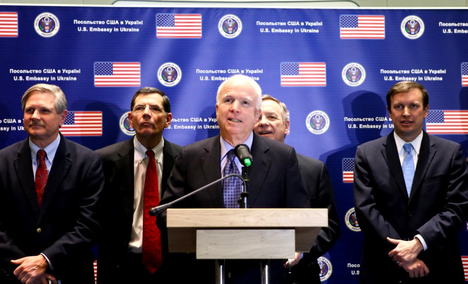 Press Conference, U.S. Cobgressional Delegation in Kyiv, Ukraine, March 15, 2014 (13175318473)
