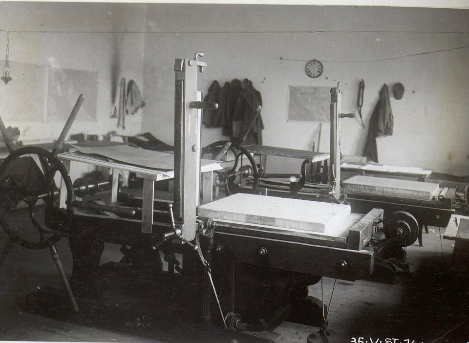 Presseraum der k.u.k.V.St.1-7 in Unterwikow 6.3.18. (BildID 15664250)