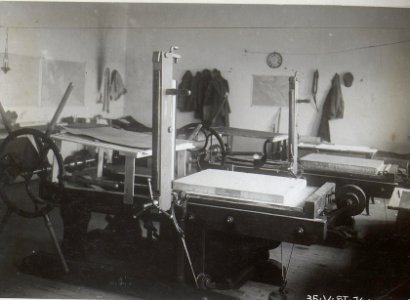 Presseraum der k.u.k.V.St.1-7 in Unterwikow 6.3.18. (BildID 15664250)