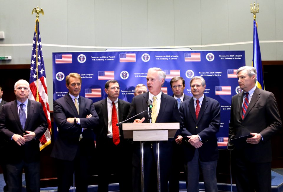 Press Conference, U.S. Cobgressional Delegation in Kyiv, Ukraine, March 15, 2014 (13175323013)