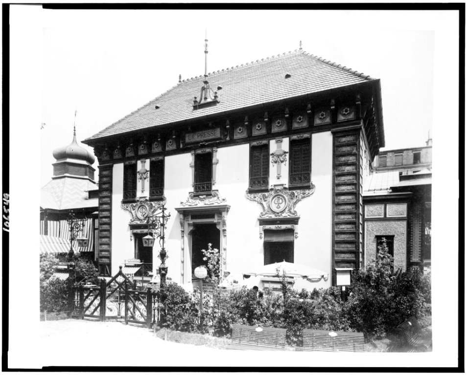 Press Pavilion, Paris Exposition, 1889 LCCN92520670