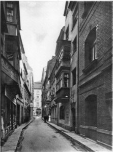 Preußergaesschen Leipzig um 1903