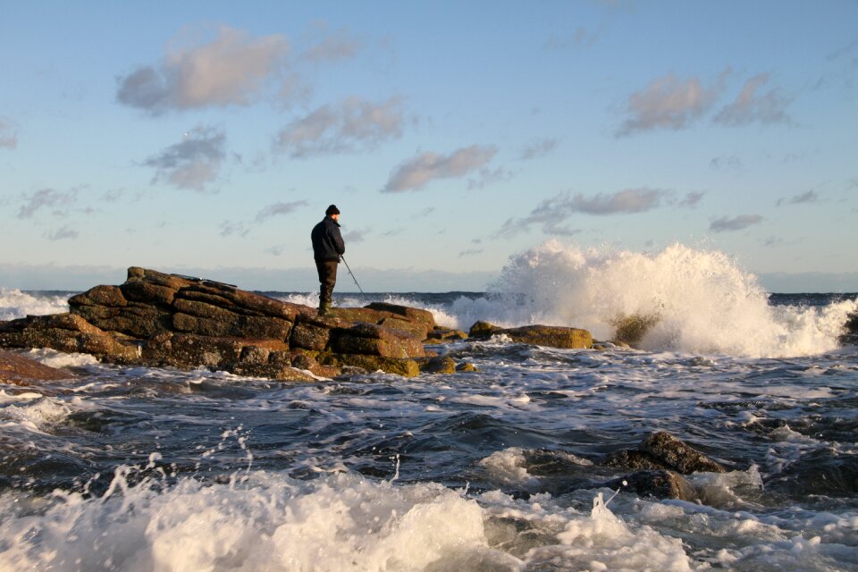 Coast wave bornholm