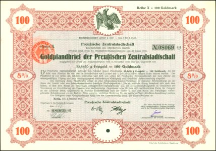 Preußische Zentralstadtschaft 1926