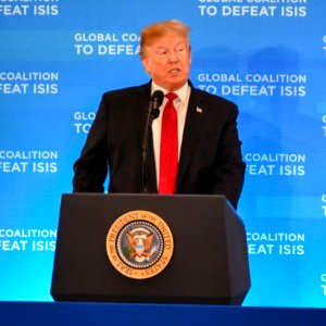 President Trump Delivers Remarks at the Meeting of the Ministers of the Global Coalition to Defeat ISIS - 32068483827