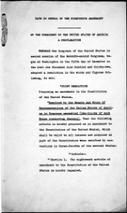 Presidential Proclamation to Repeal Prohibition, 12-05-1933, Page 1-5 (6023478084)