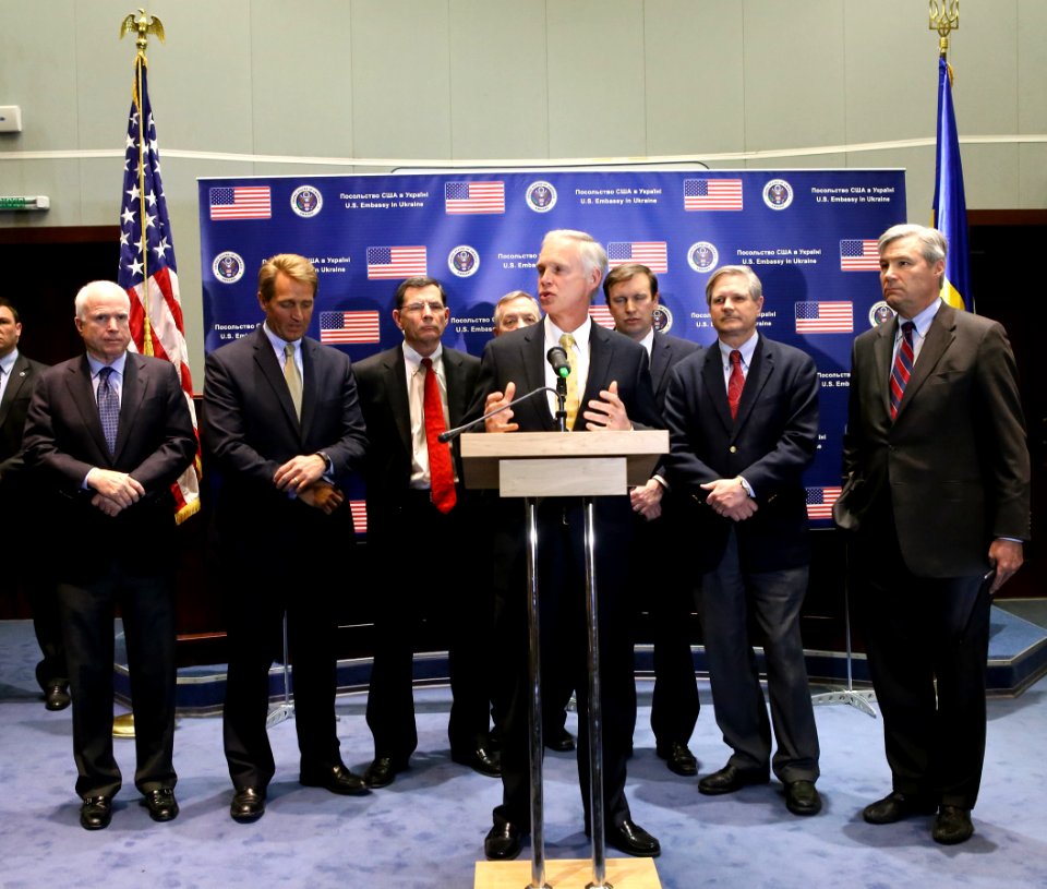 Press Conference, U.S. Cobgressional Delegation in Kyiv, Ukraine, March 15, 2014 (13175319053)
