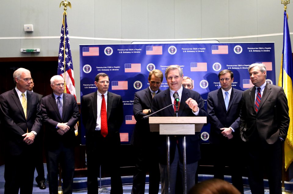 Press Conference, U.S. Cobgressional Delegation in Kyiv, Ukraine, March 15, 2014 (13175325653)