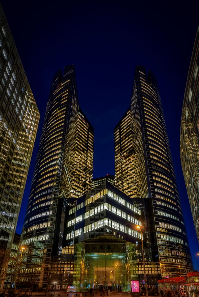 Skyscraper architecture city