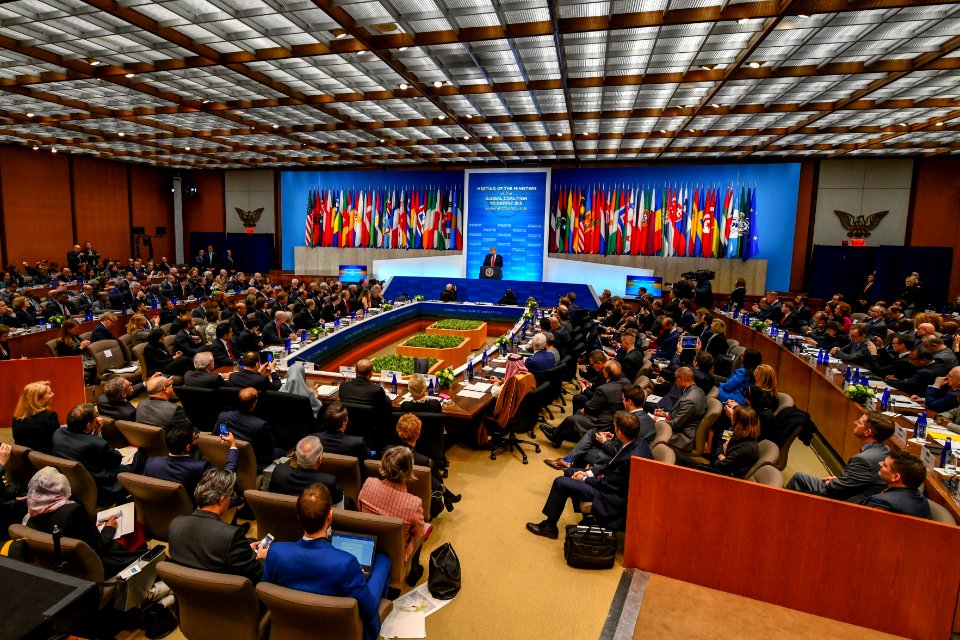 President Trump Delivers Remarks at the Meeting of the Ministers of the Global Coalition to Defeat ISIS - 46285723944