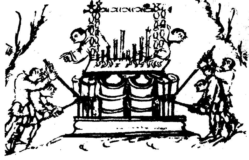 Pressoir gravure du XIIIe siècle, BNF