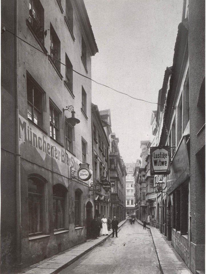 Preussergaesschen Leipzig 1903