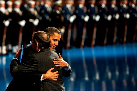 Presidential Hug 2013