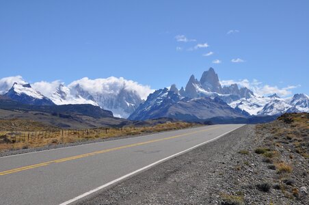 Fitz roy mountain sky