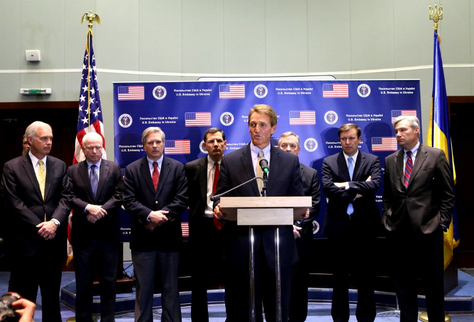 Press Conference, U.S. Cobgressional Delegation in Kyiv, Ukraine, March 15, 2014 (13175206695)