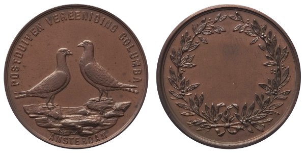 Prijspenning der Postduivenvereniging Columbia, objectnr PB 538