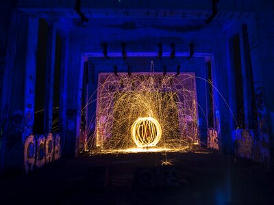 Darkness steel wool lost place photo