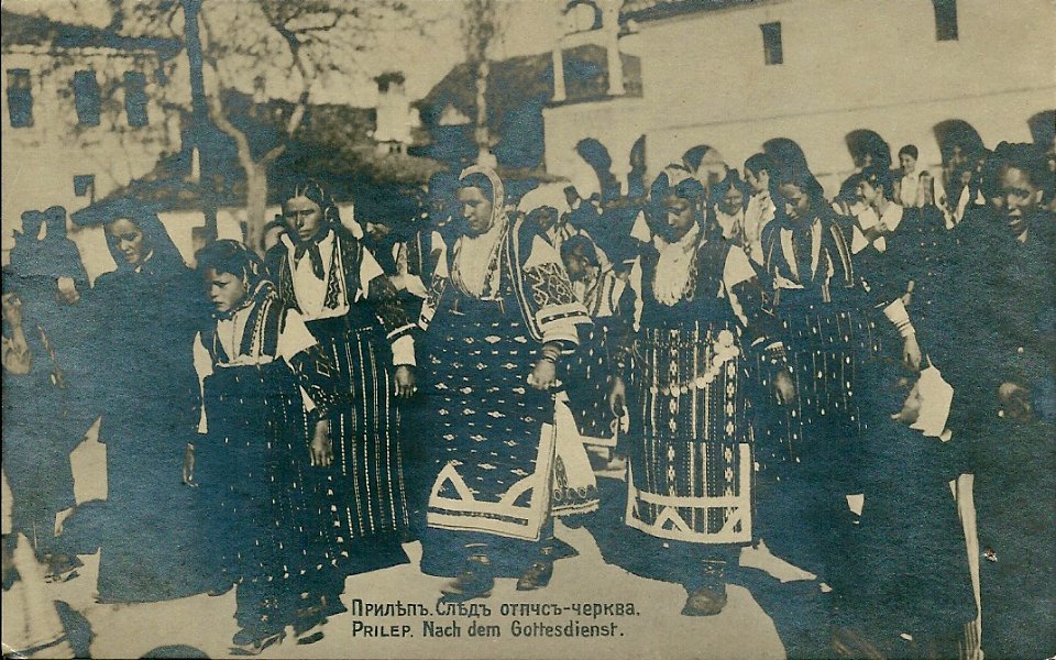 Prilep-après la messe 1919