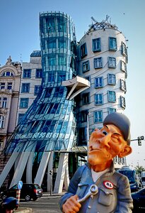 Crooked house the dancing house prague