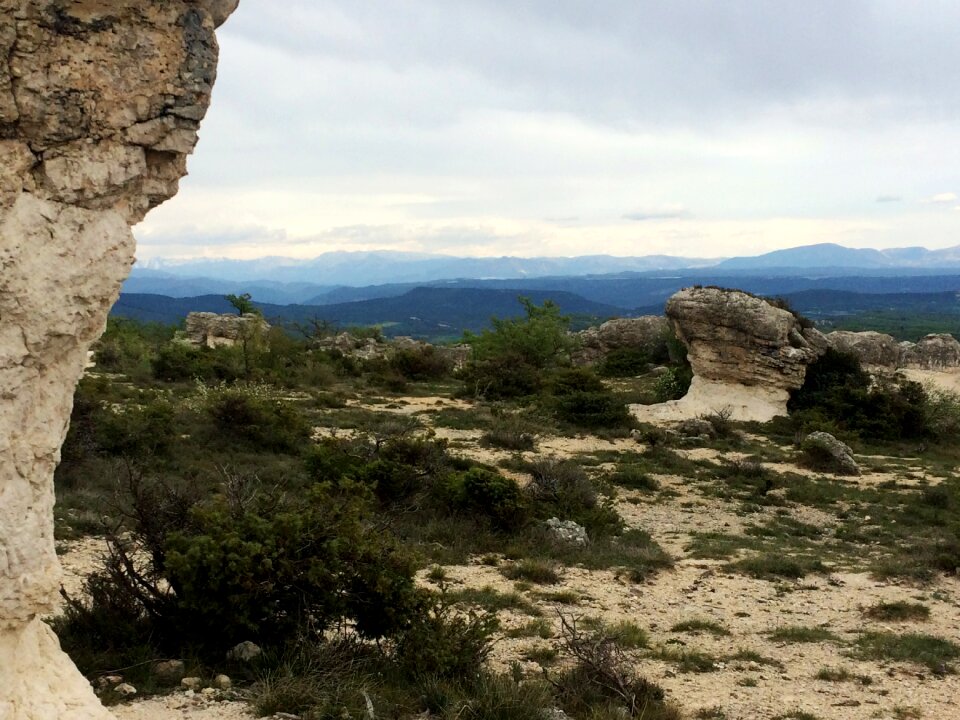 Stone landscape france