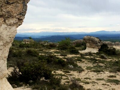 Stone landscape france