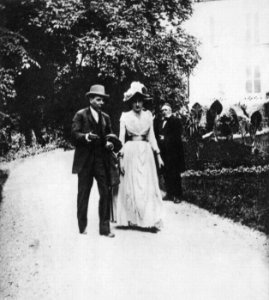 Primoli, Giuseppe - Der junge Coquelin und Marguerite Moreno (Zeno Fotografie)