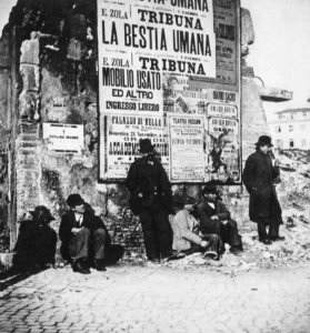 Primoli, Giuseppe - Die Sonne des Winters bescheint die Sistobrücke (Zeno Fotografie)