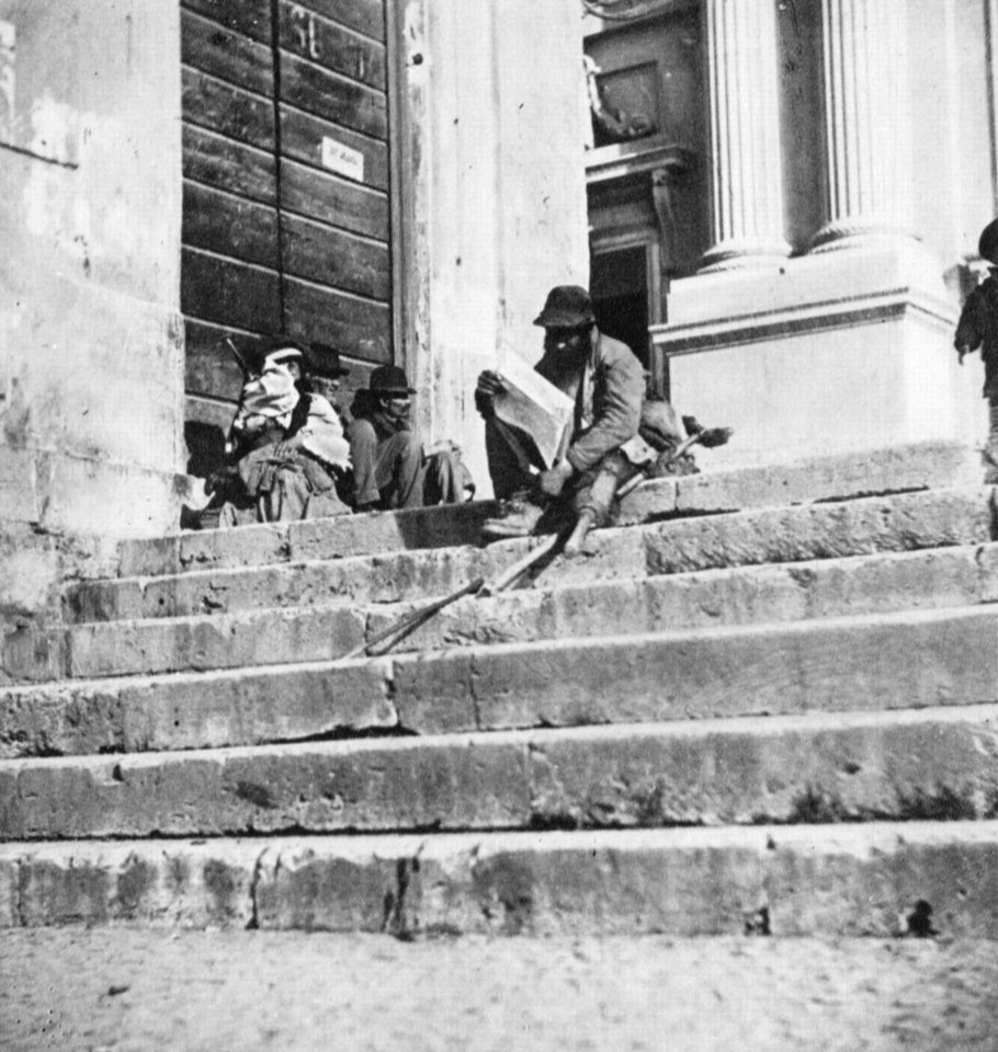 Primoli, Giuseppe - Bettler mit hölzernem Bein (Zeno Fotografie)