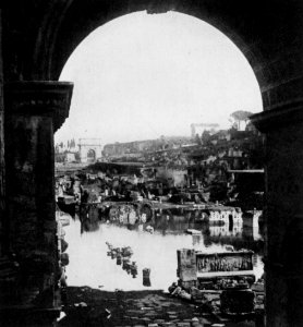 Primoli, Giuseppe - Das überschwemmte römische Forum (Zeno Fotografie)