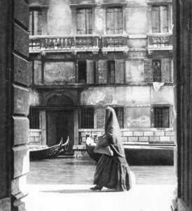 Primoli, Giuseppe - Der Fluss Cannaregio vor dem Palast Labia (Zeno Fotografie)