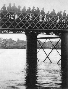 Primoli, Giuseppe - Eisenbrücke über den Tiber (Zeno Fotografie)