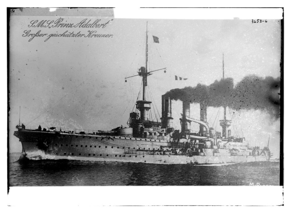 PRINCE ADALBERT German heavy cruiser LCCN2014700176