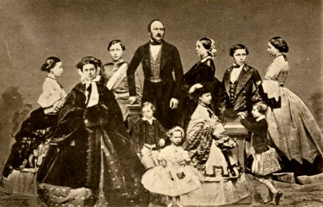 Prince Albert of Saxe-Coburg-Gotha, Queen Victoria and their children by John Jabez Edwin Mayall (née Jabez Meal) photo