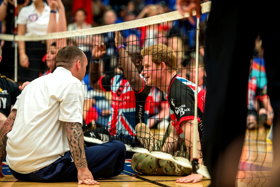 Prince Harry visits the Warrior Games. (8744203315)