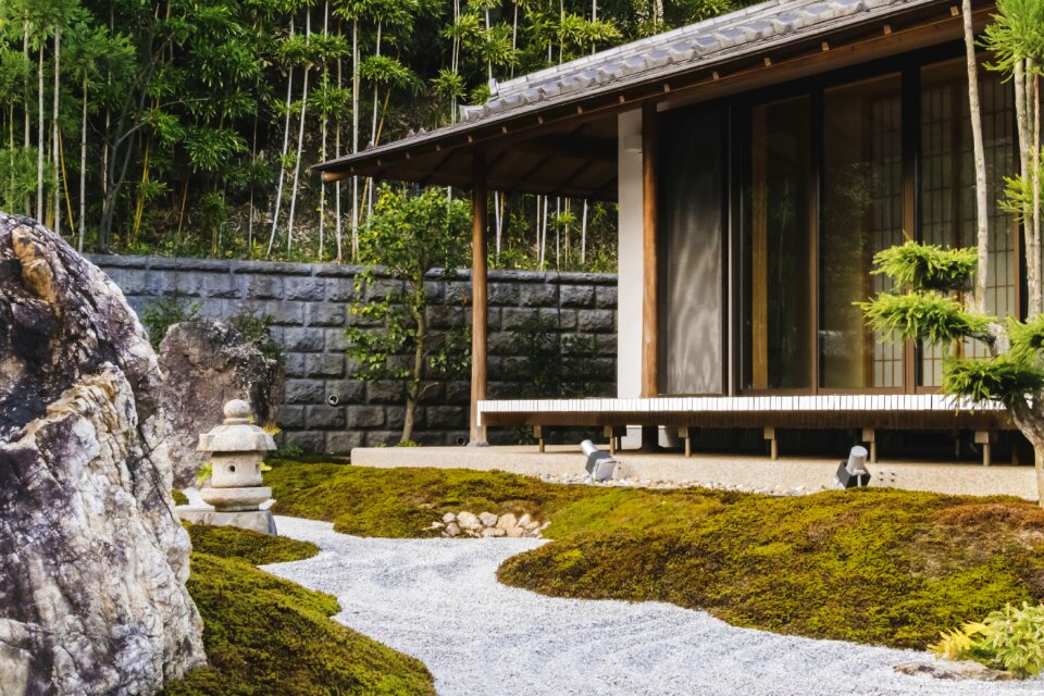 Green nature garden