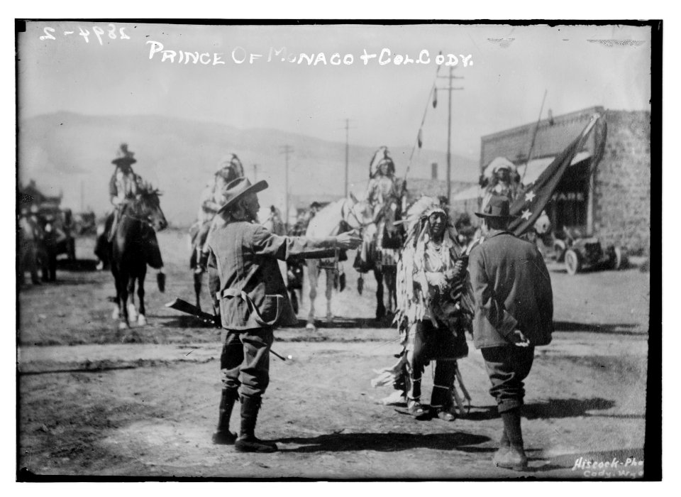 Prince of Monaco & Col. Cody LCCN2014694707
