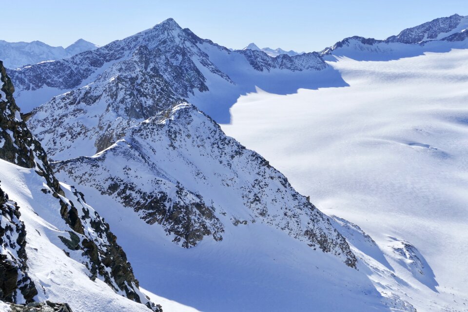 Mountain summit cold sölden