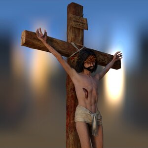 Cross crucifixion spirituality photo