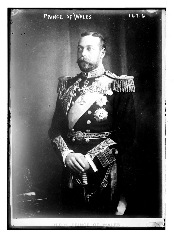 Prince of Wales, standing, three-quarters, in uniform LCCN2014680946