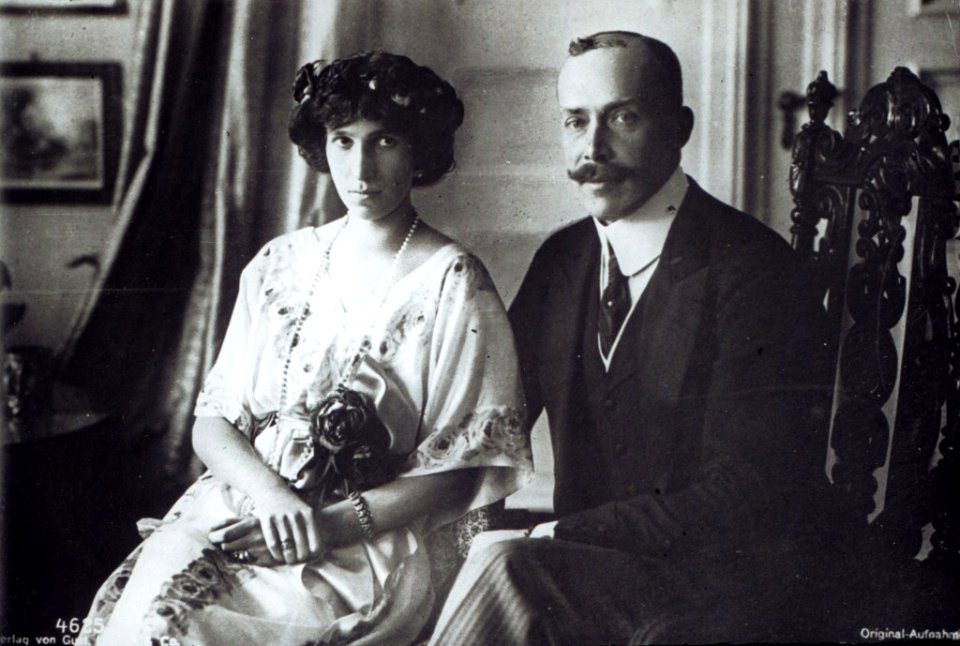 Prince William I, Prince of Albania and Princess Sophie of Schönburg-Waldenburg