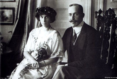 Prince William I, Prince of Albania and Princess Sophie of Schönburg-Waldenburg