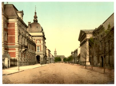 Prince's castle and Cavalier Street, Anhalt, Germany-LCCN2002696104
