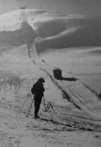 Prima slittovia in Europa sul Monte Bondone 1935 bis photo
