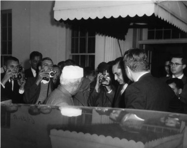 Prime Minister Jawaharlal Nehru Departs White House Following a Meeting with President John F. Kennedy