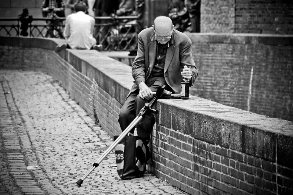Male person homeless
