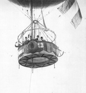 Primoli, Giuseppe - Der Abflug des Fesselballons (Zeno Fotografie)