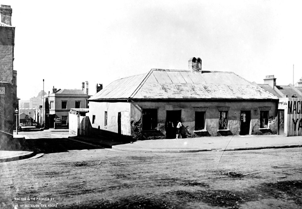 Princes St - the first hotel on The Rocks from The Powerhouse Museum Collection