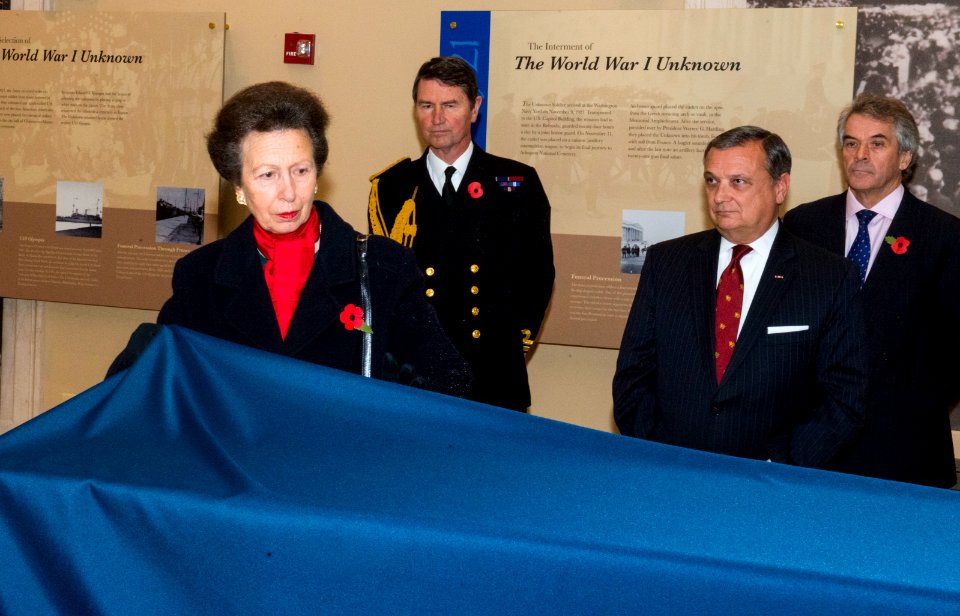 Princess Anne & ANC Superintendent Jack Lechner unveiling - Display Room (15727324845)